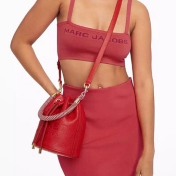 NWT Marc Jacobs Red Bucket Bag - Picture 11 of 15